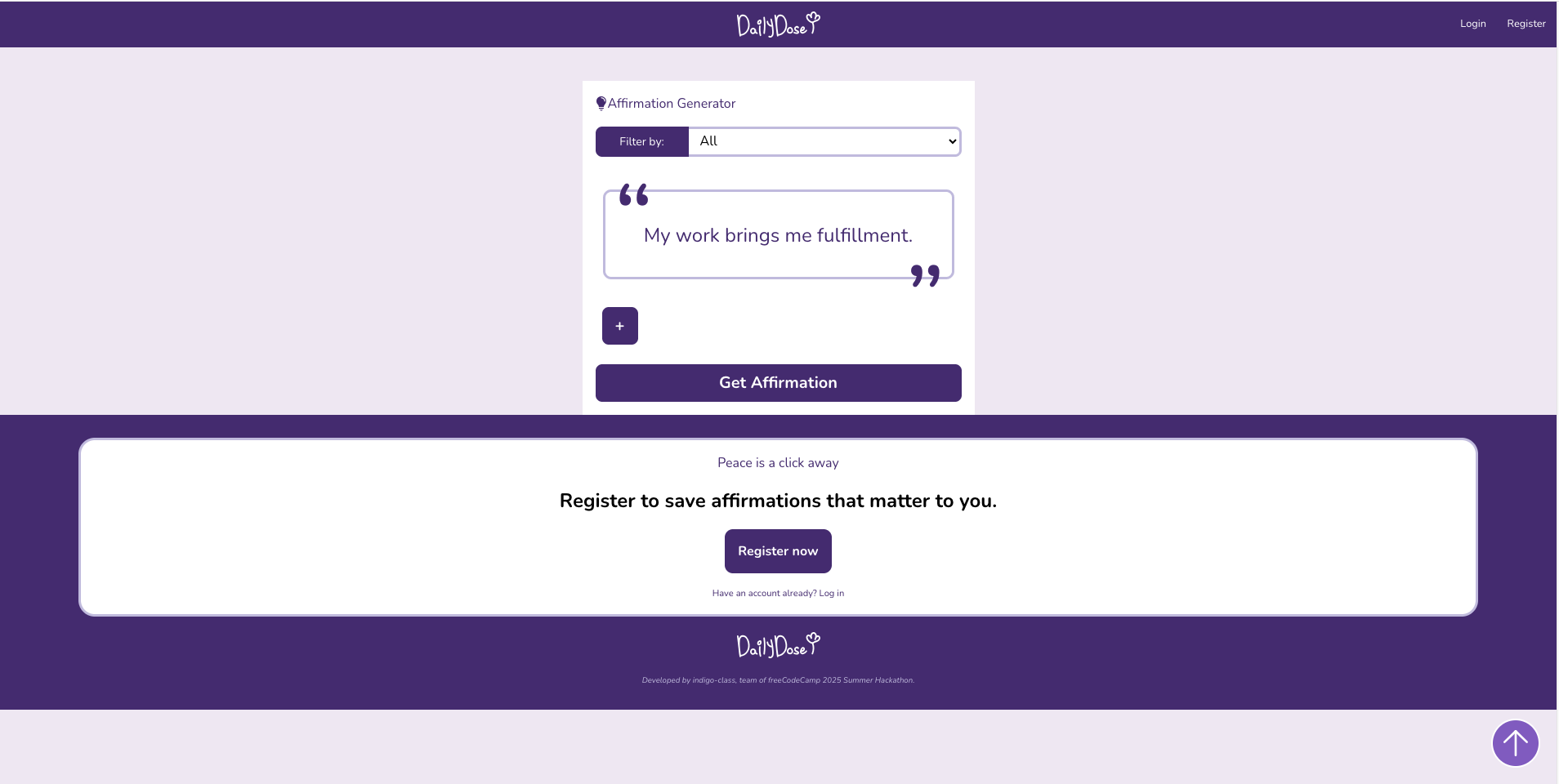 Daily Dose project preview